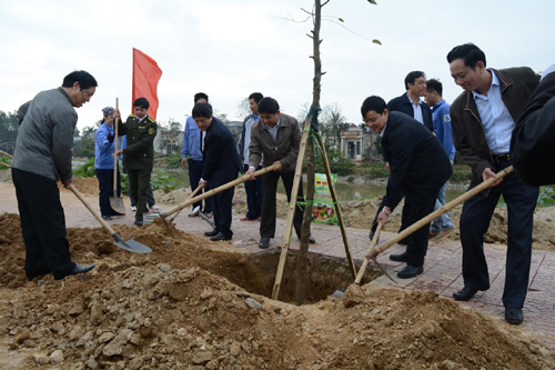 TP Thanh Hóa tổ chức Tết trồng cây và ngày hội xuống đồng
